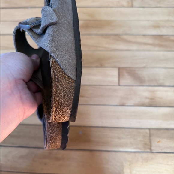 Birkenstock Arizona beige tan suede sandals - Picture 7 of 9